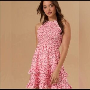 Altar’d State Zaylee Halter Floral Dress